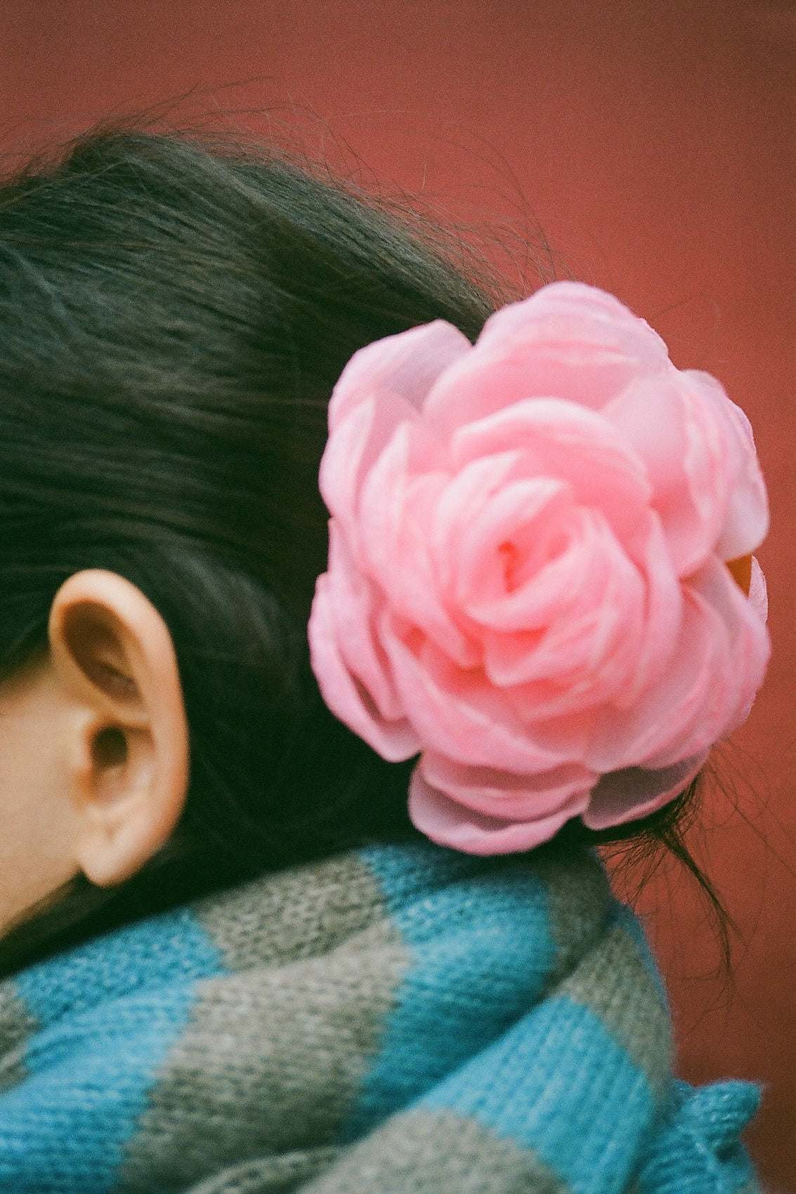 Tulle Rosie Hair Clip - Pink