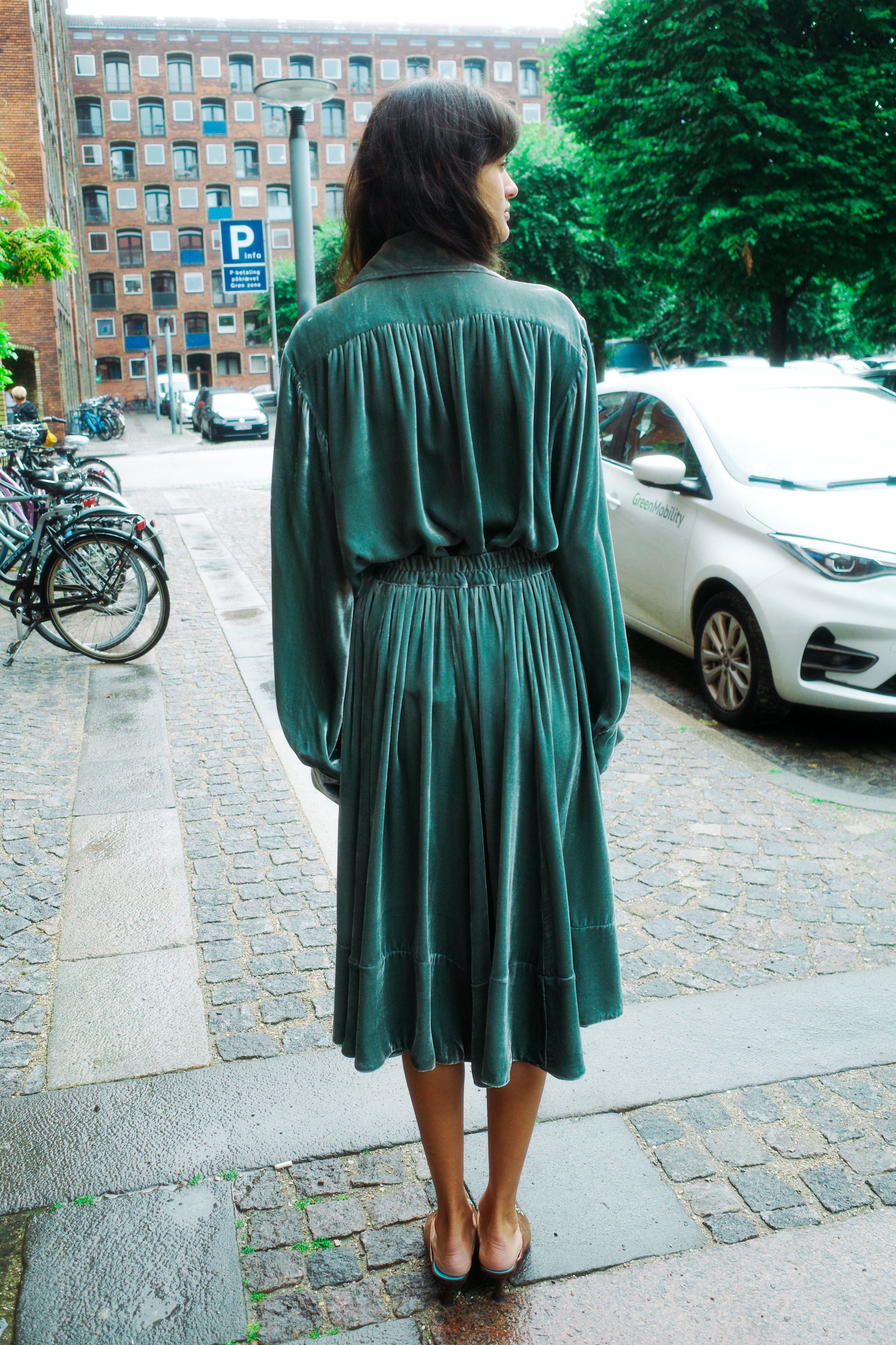 Clara Skirt - Teal green