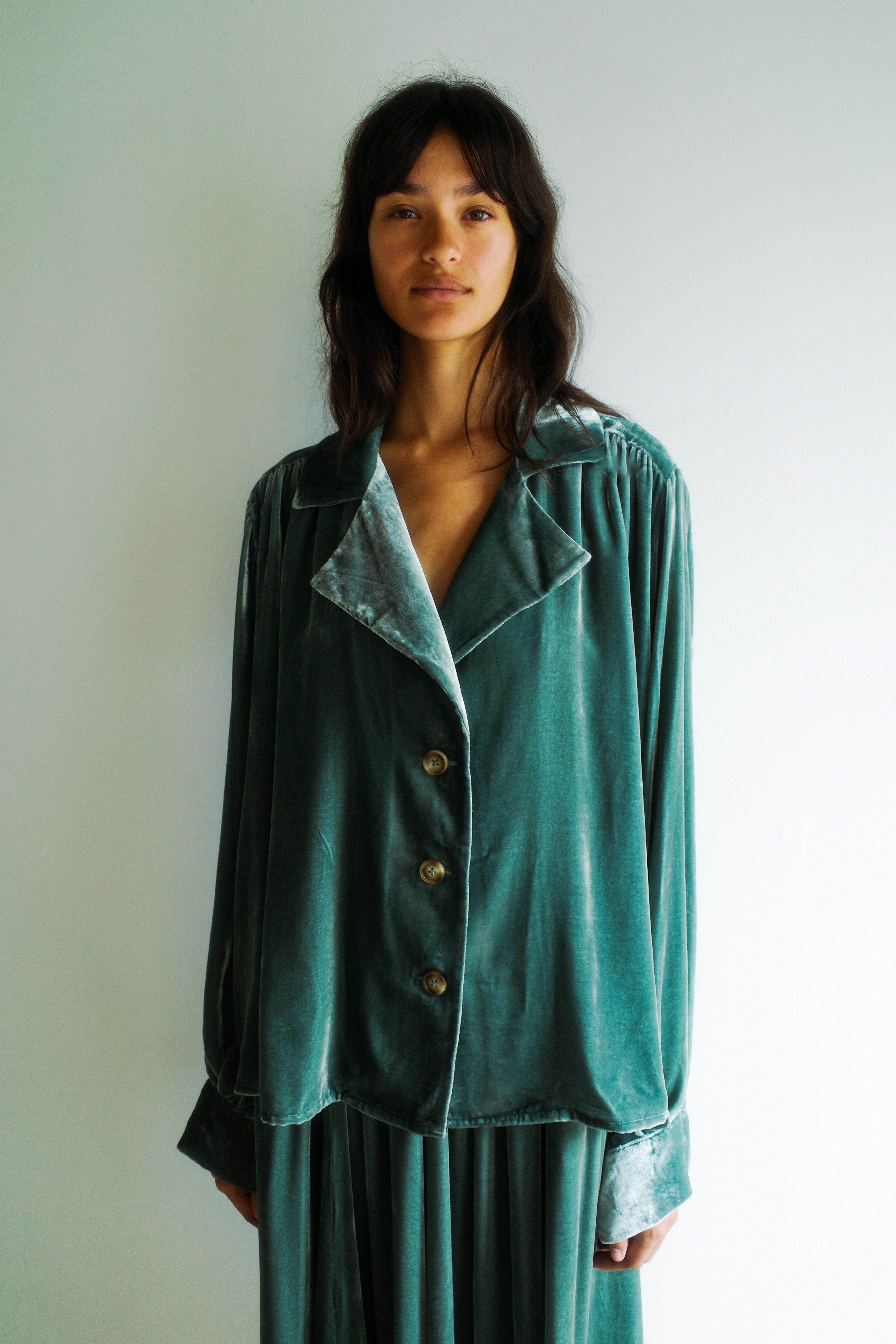 Bonsai Shirt - Teal Green