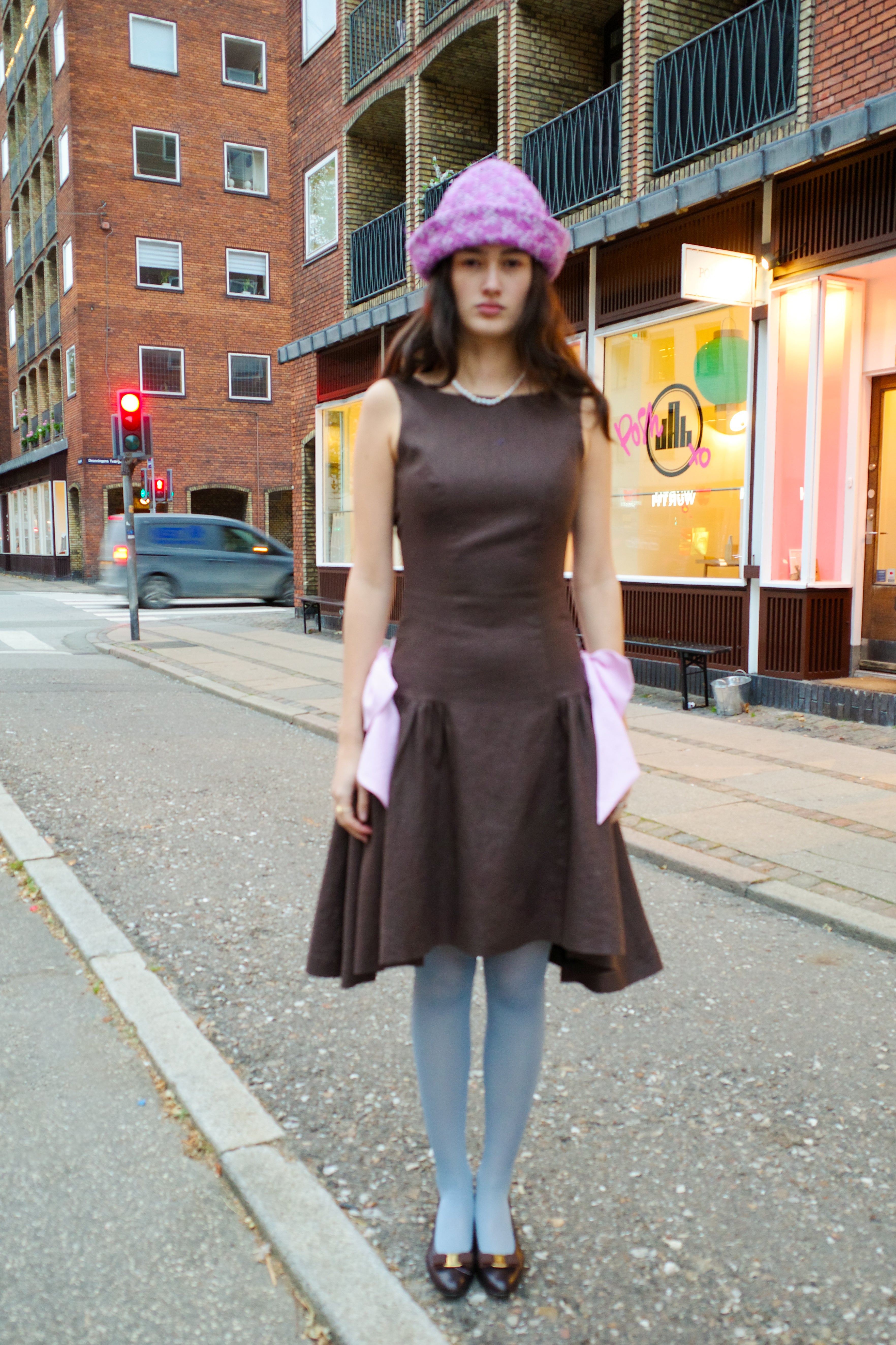 Margrethe Dress - Brown