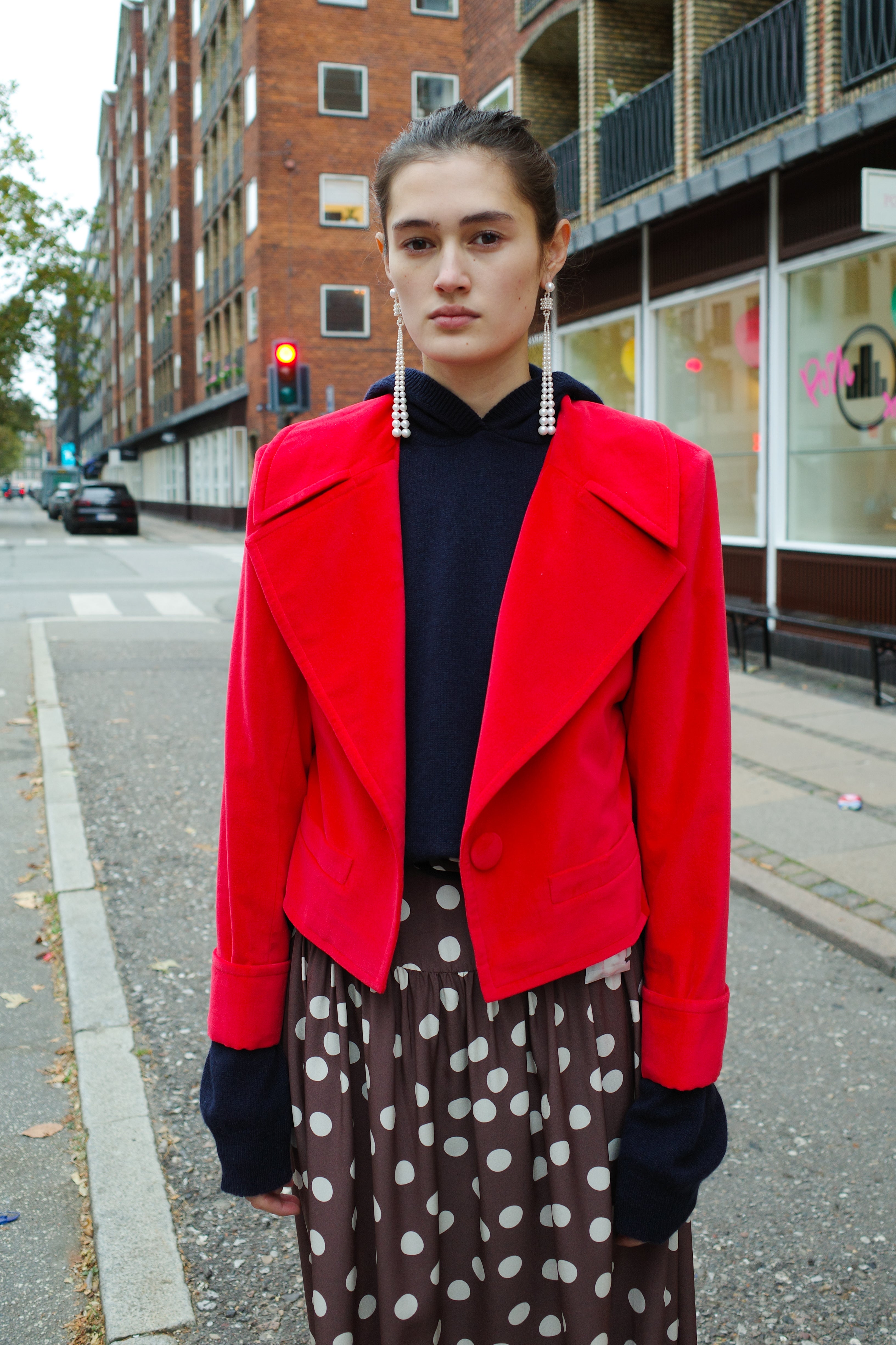 Barbara Jacket - Bright Red