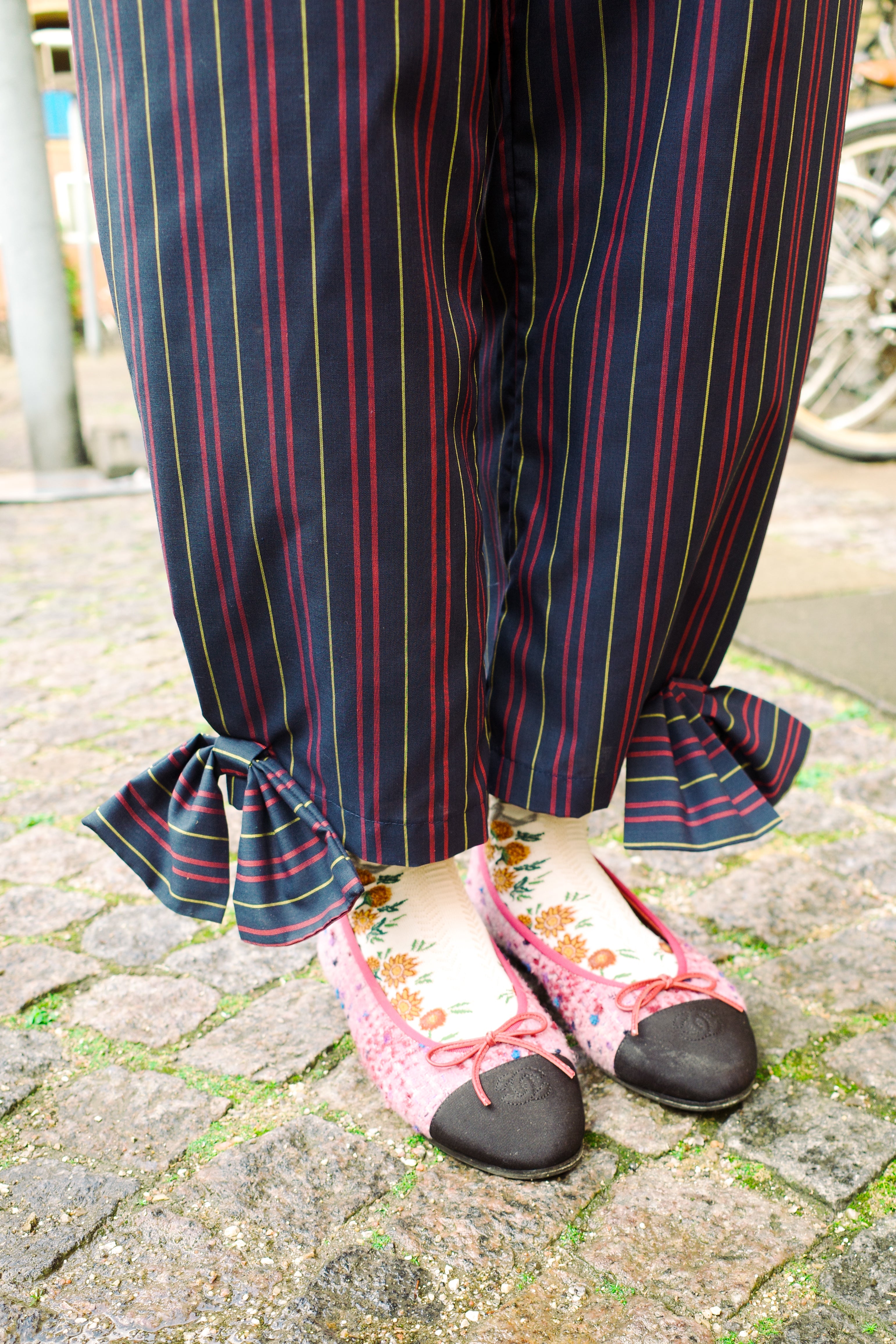 Coco Pants - Navy Stripe