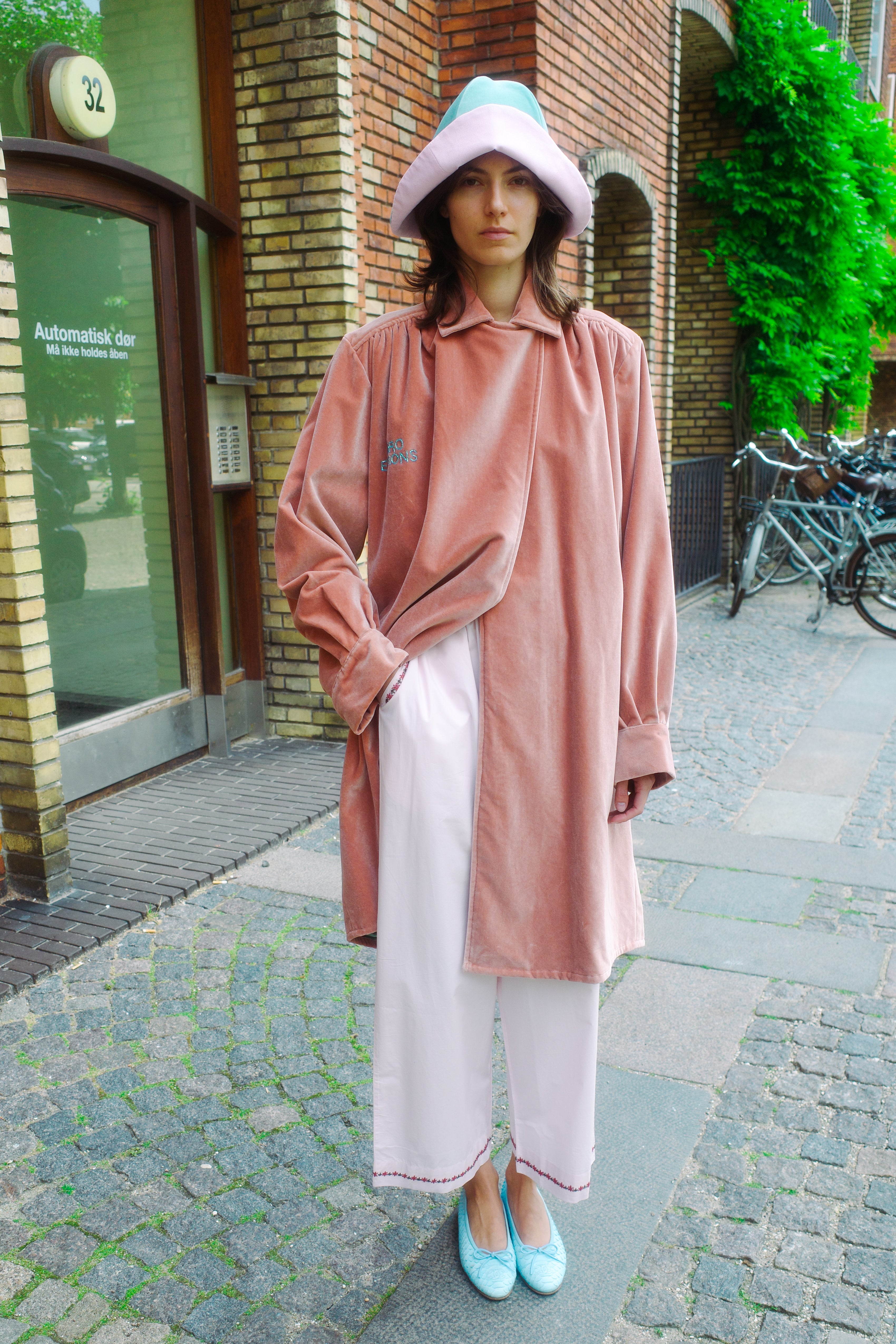 Gaia Coat - pale pink