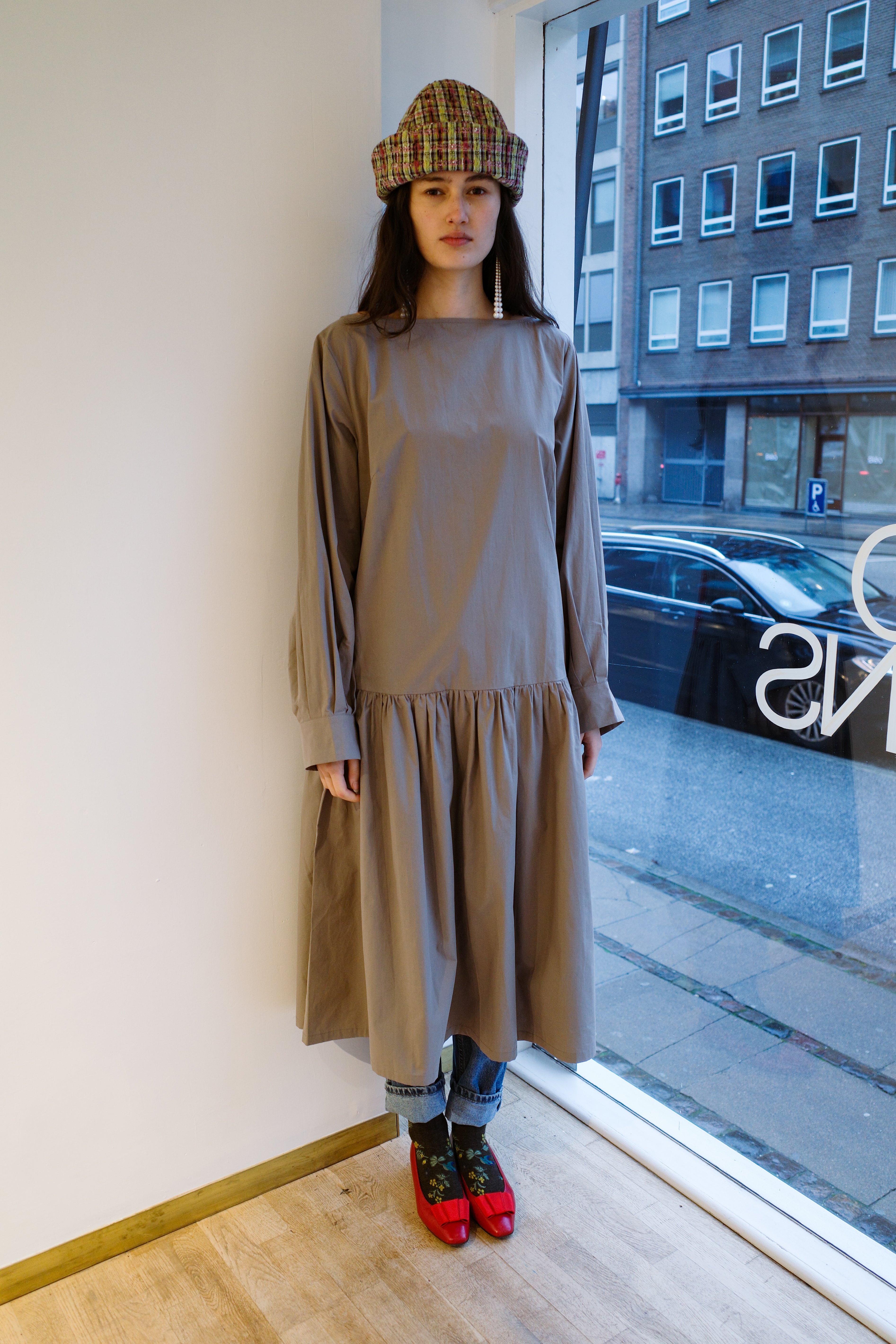 Holly Dress - Khaki