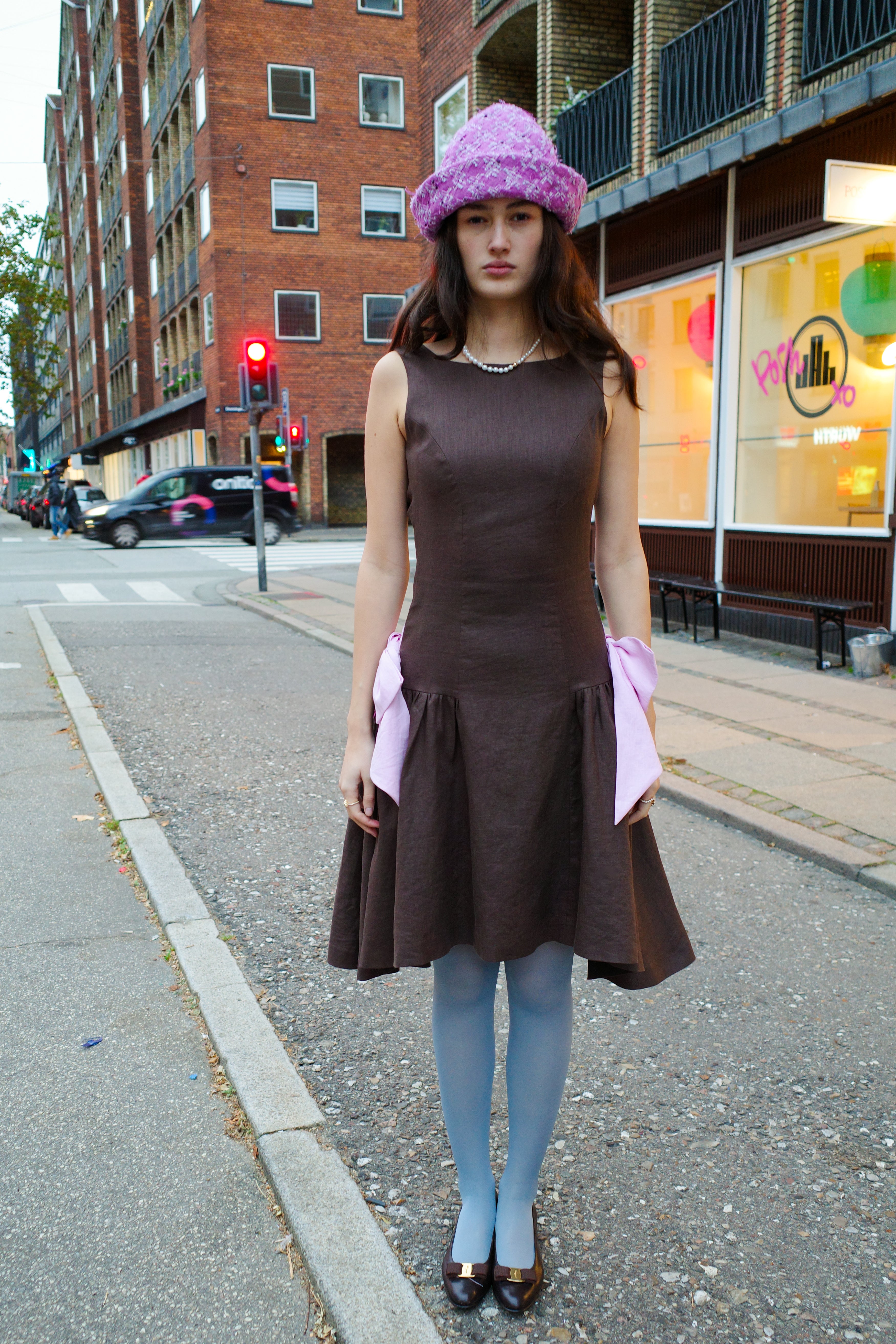 Margrethe Dress - Brown