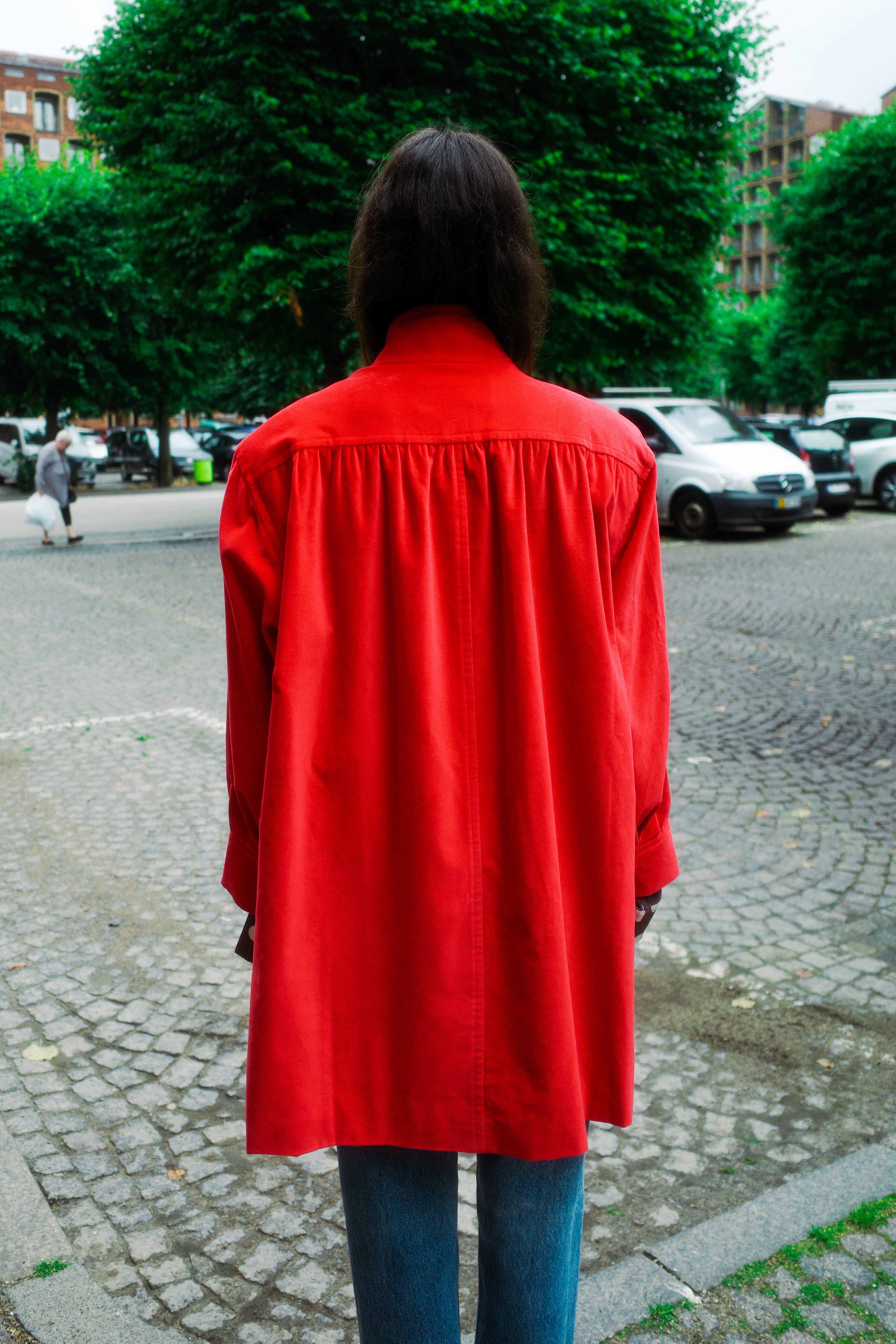 Gaia Coat - Bright Red