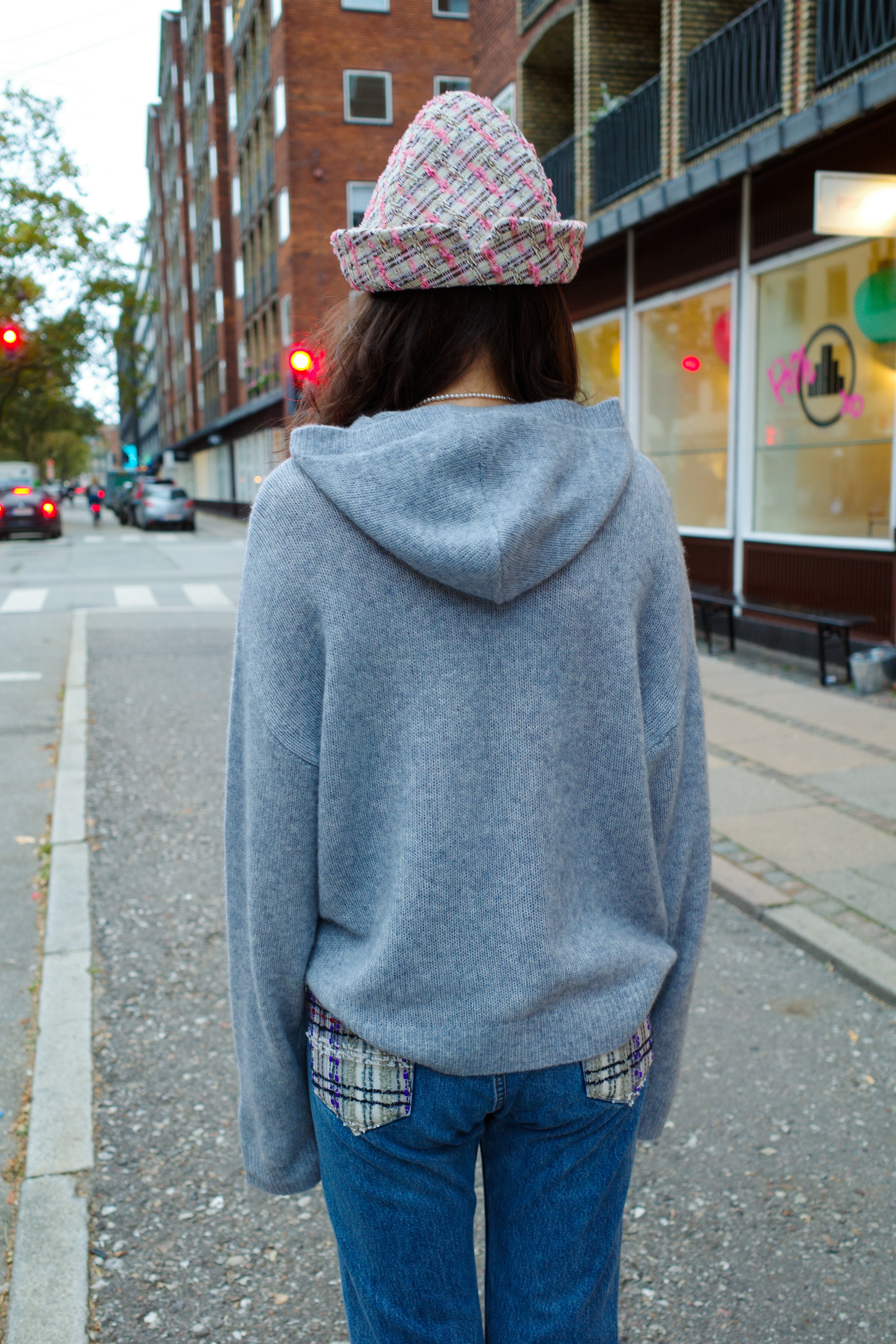 Viola Hoodie - Grey Melange