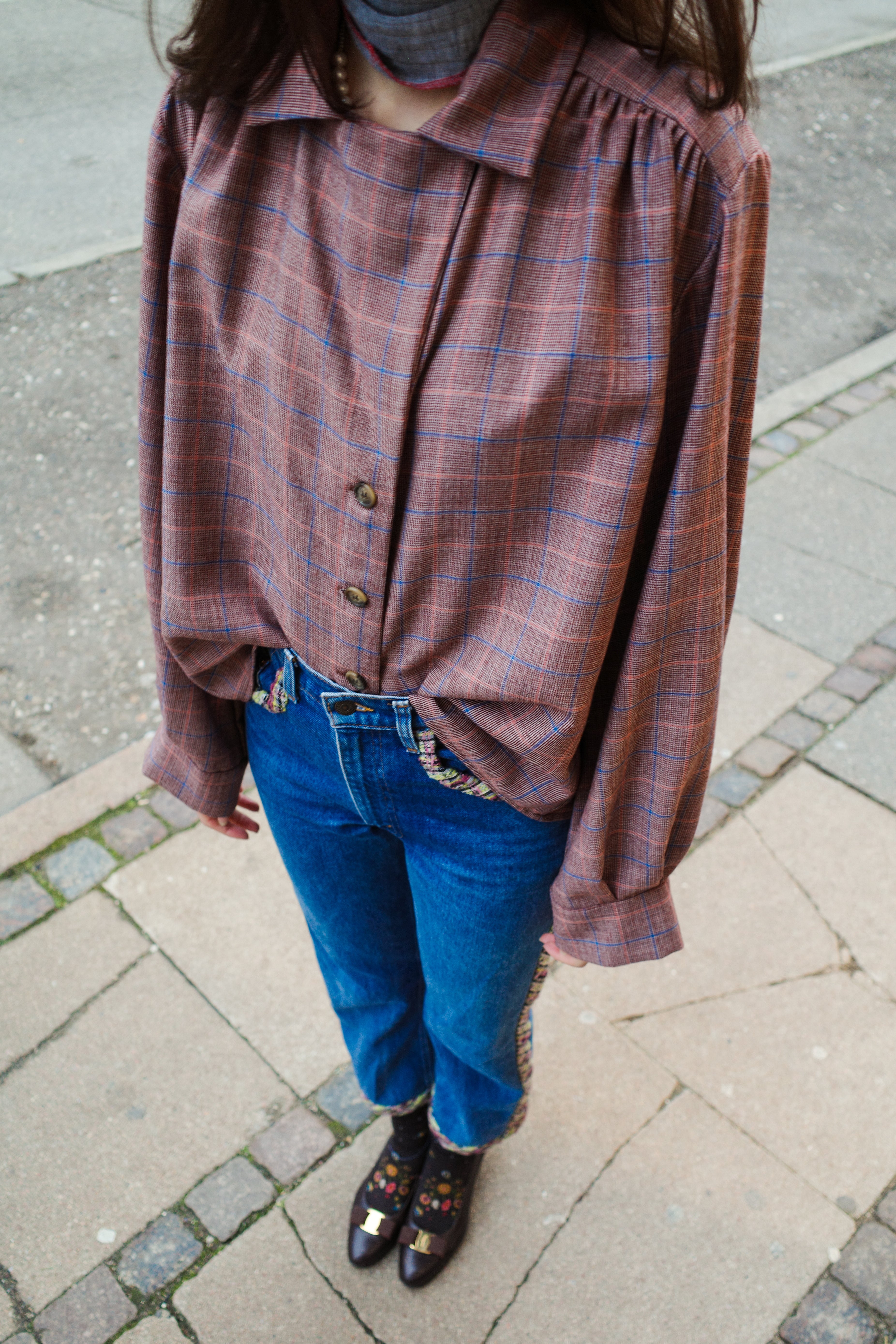 Bonsai Shirt - Red Checkered