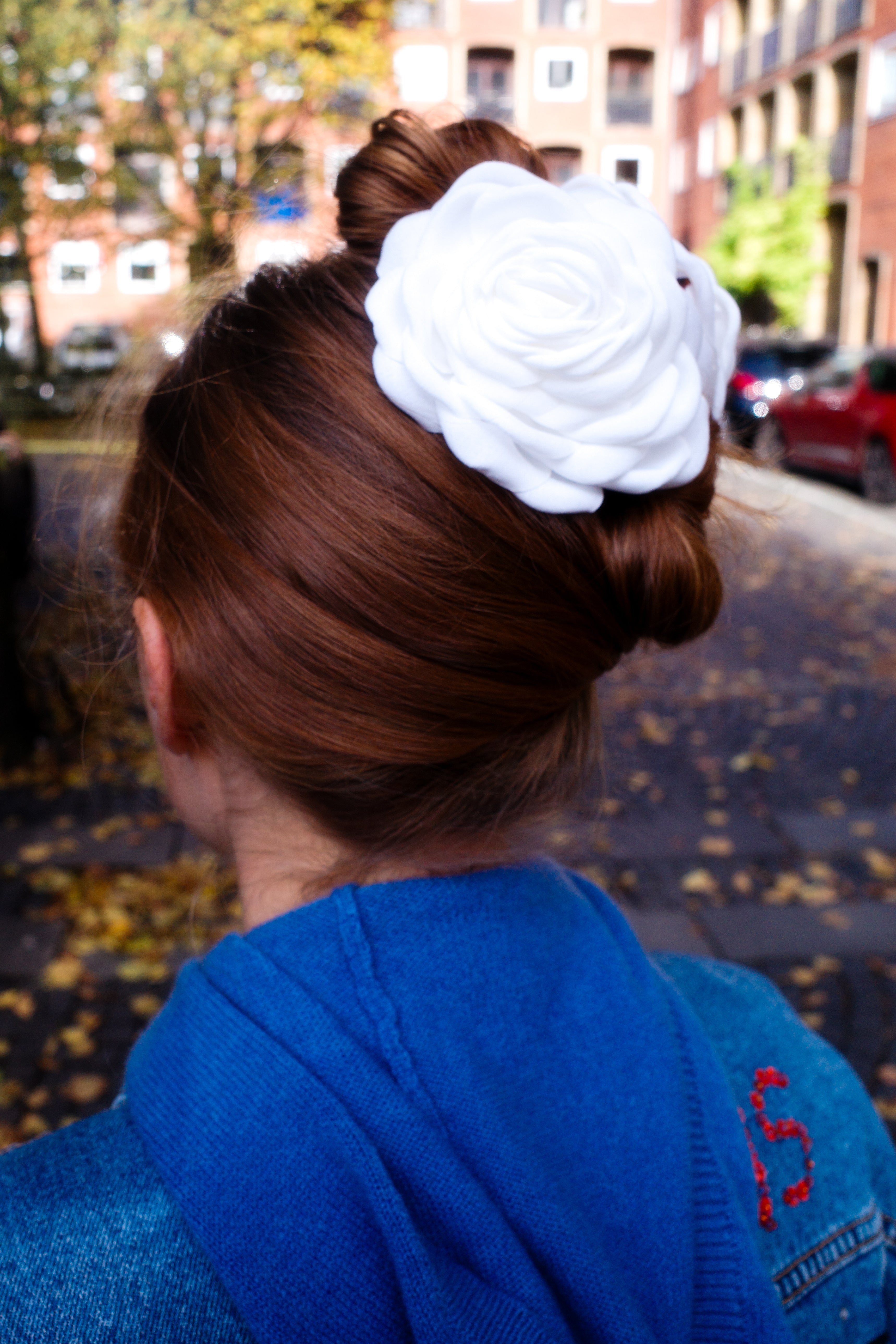 Rosie Hair Clip - White