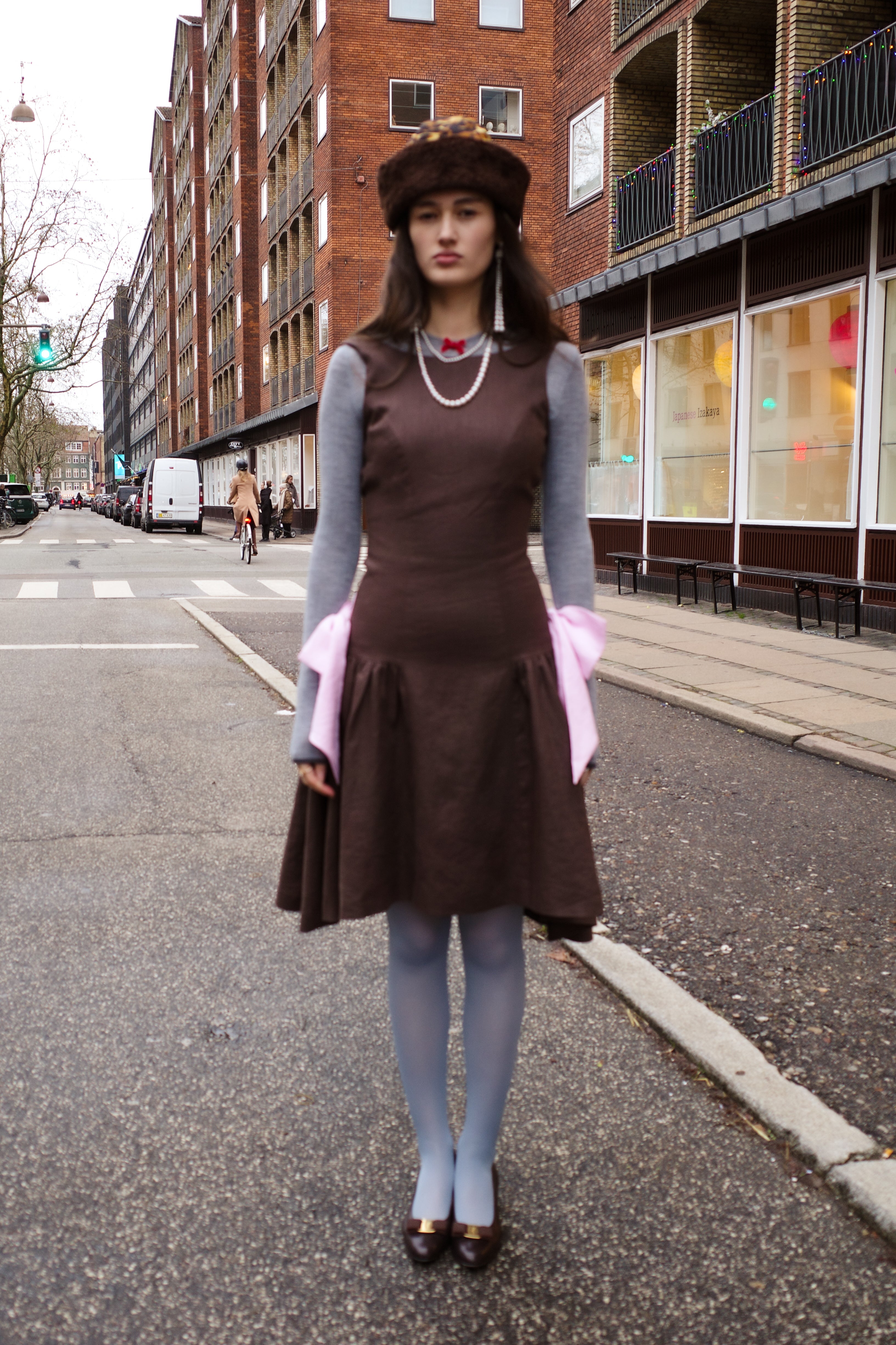 Margrethe Dress - Brown