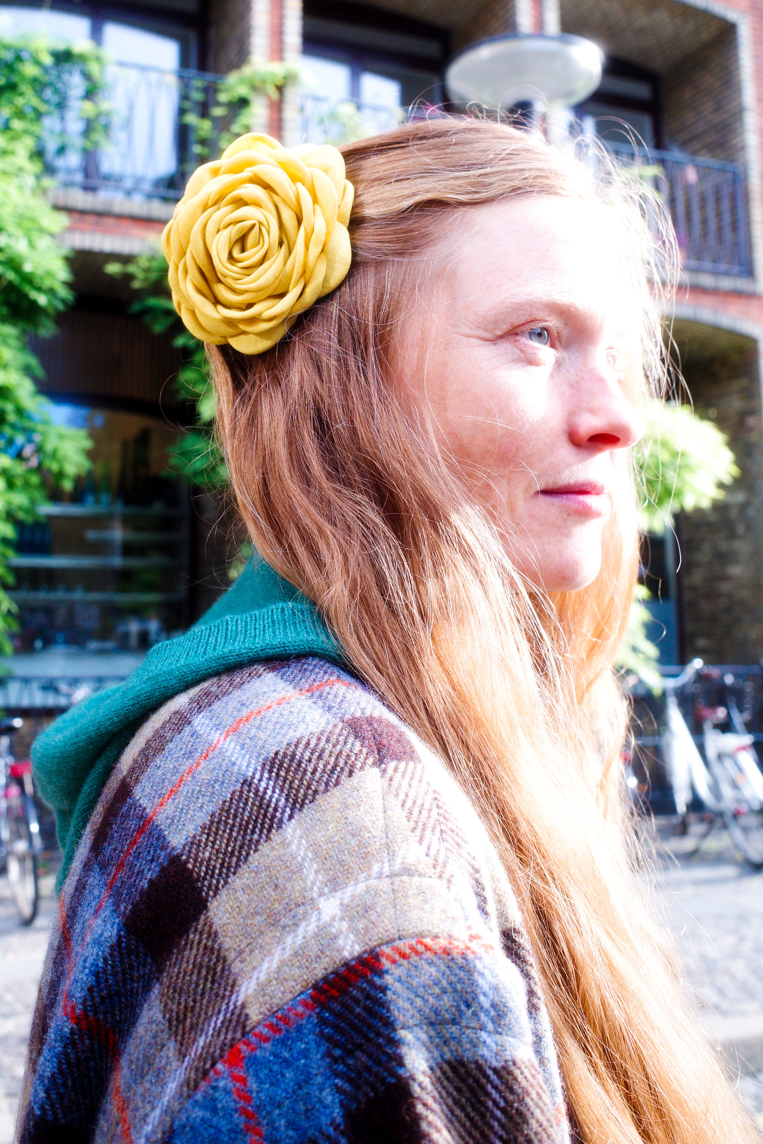 Rosie Hair Clip - Mustard