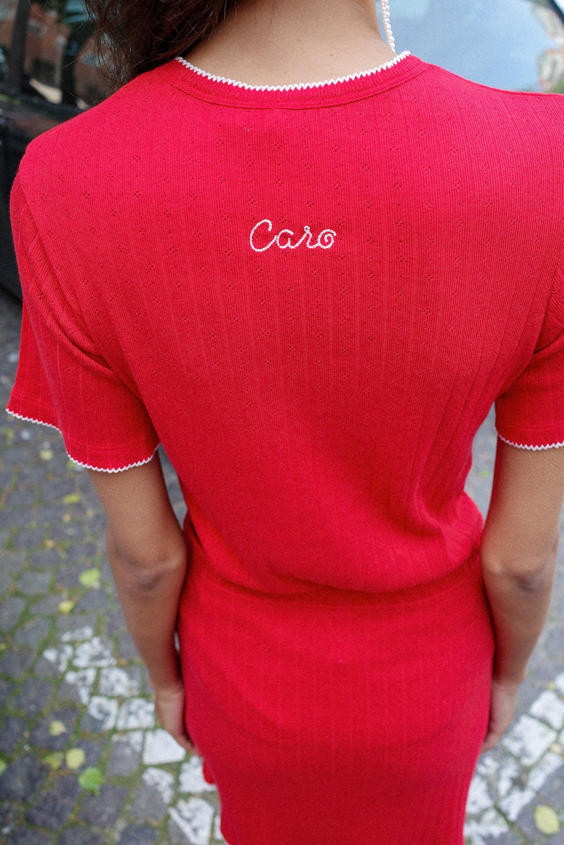 Caro T-shirt - Red